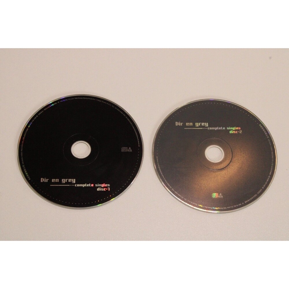 Dir en grey – Complete Singles CD 2003 Taiwan Visual Kei Hard Rock HO-SON